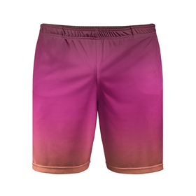 Мужские шорты спортивные с принтом Оранжево пурпурный градиент в Тюмени,  |  | gradient | trendy | градиент | оранжевый | полосы | пурпурный | размытые полосы | фон
