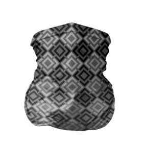 Бандана-труба 3D с принтом Геометрический узор в серых тонах градиент в Санкт-Петербурге, 100% полиэстер, ткань с особыми свойствами — Activecool | плотность 150‒180 г/м2; хорошо тянется, но сохраняет форму | geometric | gradient | trendy | геометрический узор | градиент | серый | черно белый