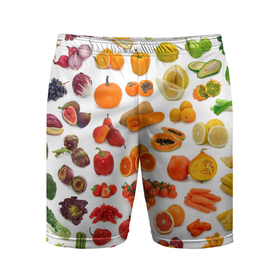 Мужские шорты спортивные с принтом VEGETABLE FRUIT ABUNDANCE ,  |  | арбуз | банан | виноград | гранат | груша | дыня | капуста | клубника | кукуруза | лимон | лук | морковь | овощи | огурец | перец | помидор | фрукты | яблоки