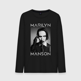 Мужской лонгслив хлопок с принтом Marilyn Manson фото , 100% хлопок |  | goth | gothic | manson | marilyn | metal | mm | music | rock | гот | готы | метал | мэнсон | мэрилин | рок