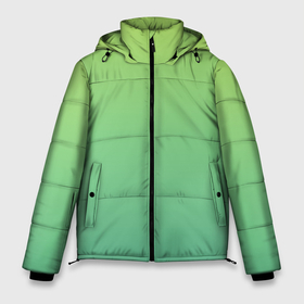 Мужская зимняя куртка 3D с принтом Shades of Green | GRADIENT в Курске, верх — 100% полиэстер; подкладка — 100% полиэстер; утеплитель — 100% полиэстер | длина ниже бедра, свободный силуэт Оверсайз. Есть воротник-стойка, отстегивающийся капюшон и ветрозащитная планка. 

Боковые карманы с листочкой на кнопках и внутренний карман на молнии. | абстракция | амбре | без дизайна | градиент | градиент и ничего лишнего | градиенты | зеленая | зеленое | зеленый | летний зеленый цвет | на весну | на каждый день | на лето | оттенки зеленого
