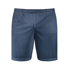 Мужские шорты спортивные с принтом Gradient Dark Blue в Курске,  |  | абстракция | амбре | без дизайна | без лишнего | голубая | голубое | градиент | градиент и ничего лишнего | градиенты | на весну | на зиму | на каждый день | на лето | на осень | оттенки голубого