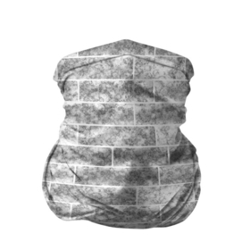 Бандана-труба 3D с принтом Серая кирпичная стена стиль лофт в Курске, 100% полиэстер, ткань с особыми свойствами — Activecool | плотность 150‒180 г/м2; хорошо тянется, но сохраняет форму | brick wall | loft | marble | texture | кирпичная стена | лофт | серый
