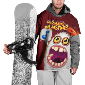 Накидка на куртку 3D с принтом My singing monster , 100% полиэстер |  | monsters | my singing monsters | my singings monsters | мои поющие монстры | поющие монстры