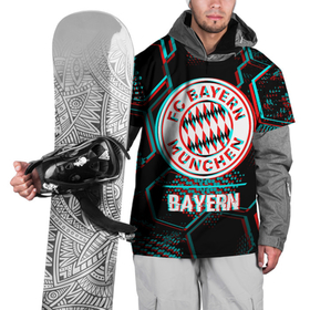 Накидка на куртку 3D с принтом Bayern FC в стиле Glitch на темном фоне в Тюмени, 100% полиэстер |  | bayern | club | fc | football | glitch | logo | munchen | баерн | глитч | клуб | лого | мюнхен | мяч | символ | спорт | футбол | футболист | футболисты | футбольный
