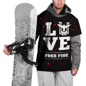 Накидка на куртку 3D с принтом Free Fire Love Классика в Курске, 100% полиэстер |  | fire | free | free fire | garena | logo | love | paint | брызги | гарена | игра | игры | краска | лого | логотип | символ | фаер | фри