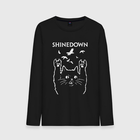 Мужской лонгслив хлопок с принтом Shinedown Рок кот в Белгороде, 100% хлопок |  | Тематика изображения на принте: brent smith | shinedown | брент смит | группа | музыка | рок | рок группа | рок кот | роккот