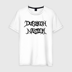 Мужская футболка хлопок с принтом Dungeon Master гачи , 100% хлопок | прямой крой, круглый вырез горловины, длина до линии бедер, слегка спущенное плечо. | 