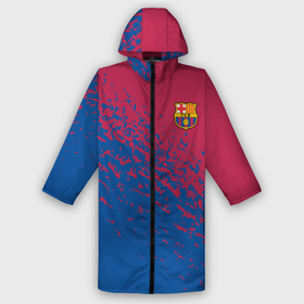 Дождевик унисекс 3D с принтом barcelona |  маленькое лого в городе Новоалтайск,  |  | barca | barcelona | fc barca | барка | барселона