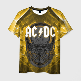 Мужская футболка 3D с принтом AC DC | SKULL ROCK в Курске, 100% полиэфир | прямой крой, круглый вырез горловины, длина до линии бедер | ac dc | acdc | rock | skull | ангус янг | ас дс | асдс | блюз рок | крис слэйд | музыка | рок | рок н ролл | стиви янг | хард рок | череп | эй си ди си | эксл роуз