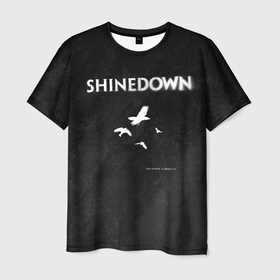 Мужская футболка 3D с принтом The Sound of Madness | Shinedown в Новосибирске, 100% полиэфир | прямой крой, круглый вырез горловины, длина до линии бедер | brent smith | shinedown | брент смит | группа | музыка | рок | рок группа