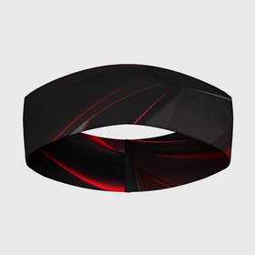 Повязка на голову 3D с принтом красно черный фон в Тюмени,  |  | abstraction | black | geometry | lines | red | red black | абстракция | геометрия | красно черный | красный | линии | черный