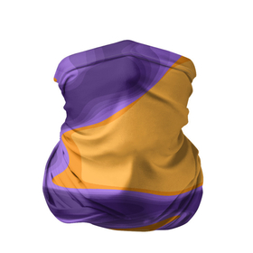 Бандана-труба 3D с принтом Фиолетовая река в Екатеринбурге, 100% полиэстер, ткань с особыми свойствами — Activecool | плотность 150‒180 г/м2; хорошо тянется, но сохраняет форму | абстракция | волна | песок | река | фон