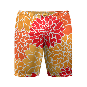 Мужские шорты спортивные с принтом Летний цветочный паттерн в Новосибирске,  |  | fashion | flowers | pattern | summer | лето | мода | паттерн | цветы
