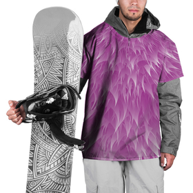 Накидка на куртку 3D с принтом Фиолетовый мех в Курске, 100% полиэстер |  | мех | пушистый | пушистый принт | фиолетовый | фиолетовый мех
