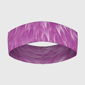 Повязка на голову 3D с принтом Фиолетовый мех ,  |  | мех | пушистый | пушистый принт | фиолетовый | фиолетовый мех