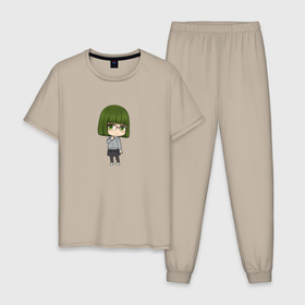 Мужская пижама хлопок с принтом Милая Сакура | Horimiya , 100% хлопок | брюки и футболка прямого кроя, без карманов, на брюках мягкая резинка на поясе и по низу штанин
 | anime | horimiya | sakura kouno | аниме | анимэ | сакура коно | хоримия