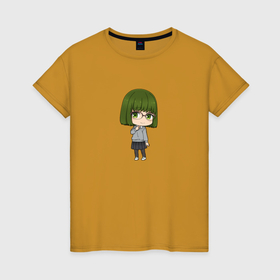 Женская футболка хлопок с принтом Милая Сакура Хоримия в Кировске, 100% хлопок | прямой крой, круглый вырез горловины, длина до линии бедер, слегка спущенное плечо | anime | horimiya | sakura kouno | аниме | анимэ | сакура коно | хоримия