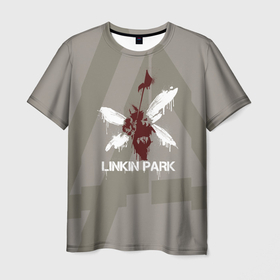 Мужская футболка 3D с принтом Linkin Park   Hybrid Theory (2022) в Петрозаводске, 100% полиэфир | прямой крой, круглый вырез горловины, длина до линии бедер | Тематика изображения на принте: 0x000000123 | chester | hybrid theory | linkin park | честер