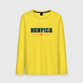 Мужской лонгслив хлопок с принтом Benfica FC Classic в Екатеринбурге, 100% хлопок |  | benfica | club | football | logo | бенфика | клуб | лого | мяч | символ | спорт | футбол | футболист | футболисты | футбольный