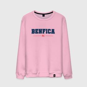 Мужской свитшот хлопок с принтом Benfica FC Classic в Кировске, 100% хлопок |  | benfica | club | football | logo | бенфика | клуб | лого | мяч | символ | спорт | футбол | футболист | футболисты | футбольный