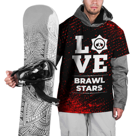 Накидка на куртку 3D с принтом Brawl Stars Love Классика в Курске, 100% полиэстер |  | 