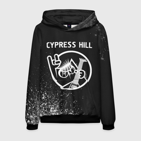 Мужская толстовка 3D с принтом Cypress Hill   КОТ   Арт в Екатеринбурге, 100% полиэстер | двухслойный капюшон со шнурком для регулировки, мягкие манжеты на рукавах и по низу толстовки, спереди карман-кенгуру с мягким внутренним слоем. | band | cypress | cypress hill | hill | metal | rock | группа | кот | краска | краски | рок | сайпресс | хилл