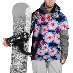 Накидка на куртку 3D с принтом My Flowers в Петрозаводске, 100% полиэстер |  | для девушек | паттерн | хризантема | хризантема   мультифлора | цветы