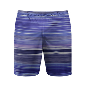 Мужские шорты спортивные с принтом Абстрактный синий полосатый узор в Санкт-Петербурге,  |  | abstract | blue | pattern | striped | абстрактный синий | полосатый узор