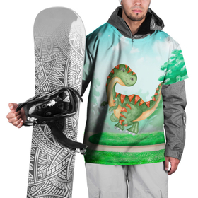 Накидка на куртку 3D с принтом Маленький   Динозаврик в Тюмени, 100% полиэстер |  | Тематика изображения на принте: t rex | дино | динозавр | динозаврик | тирекс