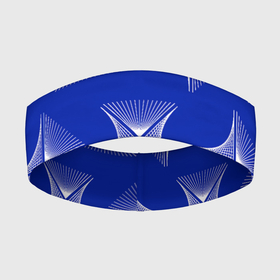 Повязка на голову 3D с принтом ABSTRACT PATTERN ON A BLUE BACKGROUND в Санкт-Петербурге,  |  | иллюзия | синий | текстура | узор | фон | цветное