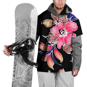Накидка на куртку 3D с принтом Сон в летнюю ночь   Beautiful flower в Санкт-Петербурге, 100% полиэстер |  | fashion | flower | leaf | night | summer | лето | лист | мода | ночь | цветок