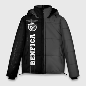 Мужская зимняя куртка 3D с принтом Benfica Sport на темном фоне в Белгороде, верх — 100% полиэстер; подкладка — 100% полиэстер; утеплитель — 100% полиэстер | длина ниже бедра, свободный силуэт Оверсайз. Есть воротник-стойка, отстегивающийся капюшон и ветрозащитная планка. 

Боковые карманы с листочкой на кнопках и внутренний карман на молнии. | benfica | club | football | logo | sport | бенфика | клуб | краска | лого | мяч | символ | спорт | футбол | футболист | футболисты | футбольный