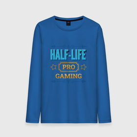 Мужской лонгслив хлопок с принтом Игра Half Life PRO Gaming в Екатеринбурге, 100% хлопок |  | half | half life | halflife | life | logo | pro | игра | игры | лайф | лого | логотип | символ | халф