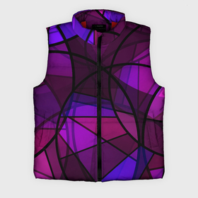 Мужской жилет утепленный 3D с принтом Абстрактный в пурпурных тонах узор в Тюмени,  |  | Тематика изображения на принте: abstraction | purple | абстрактный узор | круги | пурпурный | современный | фиолетовый