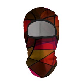 Балаклава 3D с принтом Абстрактный узор в оранжево красных тонах в Белгороде, 100% полиэстер, ткань с особыми свойствами — Activecool | плотность 150–180 г/м2; хорошо тянется, но при этом сохраняет форму. Закрывает шею, вокруг отверстия для глаз кайма. Единый размер | Тематика изображения на принте: abstraction | brown | абстрактный узор | коричневый | красный | круги | оранжевый