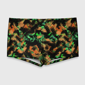 Мужские купальные плавки 3D с принтом Зелено оранжевый осенний абстрактный узор в Курске, Полиэстер 85%, Спандекс 15% |  | Тематика изображения на принте: абстрактный | зеленый | камуфляж | оранжнвый | разноцветный