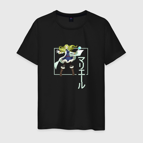 Мужская футболка хлопок с принтом МЭРИЭЛЛЬ | Log Horizon в Тюмени, 100% хлопок | прямой крой, круглый вырез горловины, длина до линии бедер, слегка спущенное плечо. | anime | log horizon | marielle | аниме | анимэ | мэриэлль | хроники горизонта