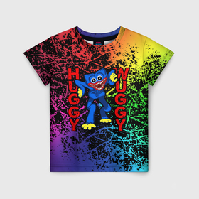 Детская футболка 3D с принтом Хагги Вагги: Haggy Waggy в Кировске, 100% гипоаллергенный полиэфир | прямой крой, круглый вырез горловины, длина до линии бедер, чуть спущенное плечо, ткань немного тянется | Тематика изображения на принте: 