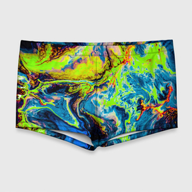 Мужские купальные плавки 3D с принтом The Poisonous Palette в Санкт-Петербурге, Полиэстер 85%, Спандекс 15% |  | абстракция | волны | жидкость | кислота | кислотная | краска | красочная | линии | разноцветная | смешение цветов | яркая