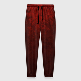 Мужские брюки 3D с принтом Мраморный красно черный градиент в Екатеринбурге, 100% полиэстер | манжеты по низу, эластичный пояс регулируется шнурком, по бокам два кармана без застежек, внутренняя часть кармана из мелкой сетки | gradient | marble | red black | градиент | камень | красный | мраморный