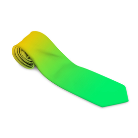 Галстук 3D с принтом Неоновый градиентный желто зеленый фон в Белгороде, 100% полиэстер | Длина 148 см; Плотность 150-180 г/м2 | background | gradient | градиент | желто зеленый | желтый | зеленый