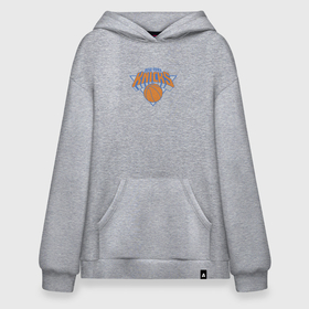 Худи SuperOversize хлопок с принтом Нью Йорк Никс NBA в городе Новоалтайск, 70% хлопок, 30% полиэстер, мягкий начес внутри | карман-кенгуру, эластичная резинка на манжетах и по нижней кромке, двухслойный капюшон
 | nba | new york knicks | баскетбол | нба | нью йорк никс