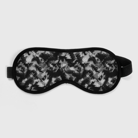 Маска для сна 3D с принтом Черно белый абстрактный камуфляж в Петрозаводске, внешний слой — 100% полиэфир, внутренний слой — 100% хлопок, между ними — поролон |  | black and white | camouflage | абстрактный узор | абстрактный черный | пятнистый