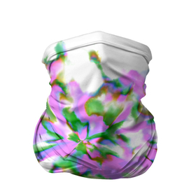 Бандана-труба 3D с принтом Разноцветный взрыв в Кировске, 100% полиэстер, ткань с особыми свойствами — Activecool | плотность 150‒180 г/м2; хорошо тянется, но сохраняет форму | абстракция | полет мысли | разноцветная туманность | разноцветный взрыв | рисунок | фиолетовый бум