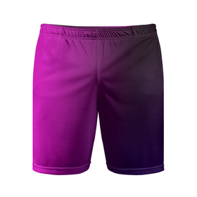 Мужские шорты спортивные с принтом VIOLET | gradient в Тюмени,  |  | gradient | violet | абстрактный рисунок | градиент | фиолетовый | цвета