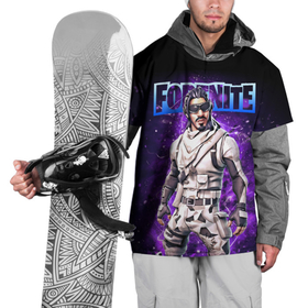 Накидка на куртку 3D с принтом Fortnite   Absolute Zero   Hero   Реально кульный чувак в Кировске, 100% полиэстер |  | character | dude | fortnite | hero | neon | video game | zero | вмдеоигра | герой | неон | персонаж | фортнайт | чувак