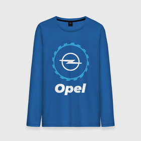 Мужской лонгслив хлопок с принтом Opel в стиле Top Gear , 100% хлопок |  | auto | brand | gear | logo | opel | symbol | top | авто | бренд | гир | лого | опель | символ | топ