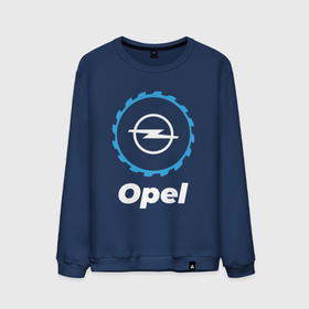 Мужской свитшот хлопок с принтом Opel в стиле Top Gear в Тюмени, 100% хлопок |  | auto | brand | gear | logo | opel | symbol | top | авто | бренд | гир | лого | опель | символ | топ