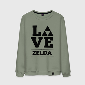 Мужской свитшот хлопок с принтом Zelda Love Classic в Санкт-Петербурге, 100% хлопок |  | legend | logo | love | the | zelda | зельда | игра | игры | легенд | лого | логотип | символ